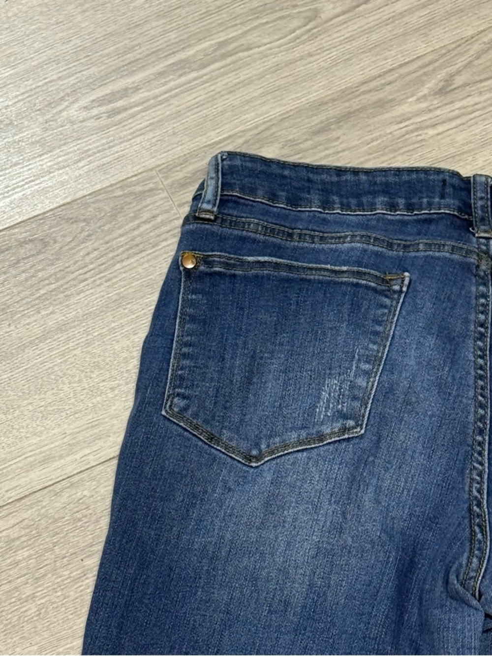 Judy Blue Women's Straight Leg Jeans in Dark Blue Wash - Picture 7 of 7